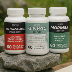 Pack Baccalauréat (ASHWAGANDHA +MORINGA +GINKGO BILOBA)