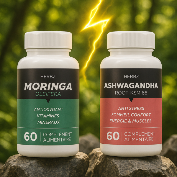 PACK ÉNERGIE ZEN (MORINGA + ASHWAGANDHA)